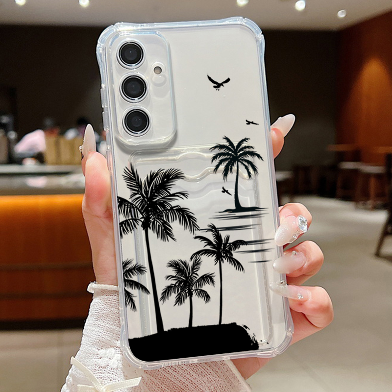 Samsung Galaxy A55 - Étui de téléphone avec fente pour