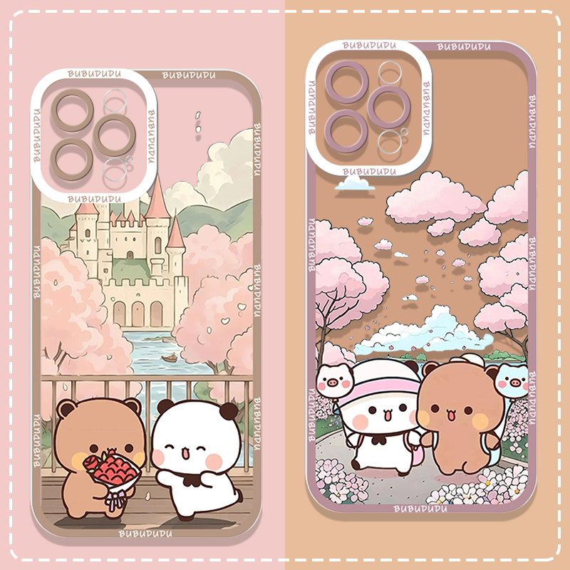 Samsung Galaxy A55 - Mignon BUBU DUDU Couple clair coque