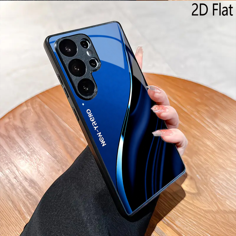 Samsung Galaxy A55 - Coque bleue fluide pour Samsung Galaxy