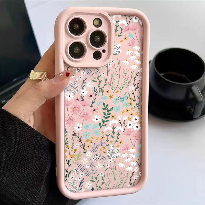 Xiaomi Redmi Note 13 - Coque iPhone rose à motif floral