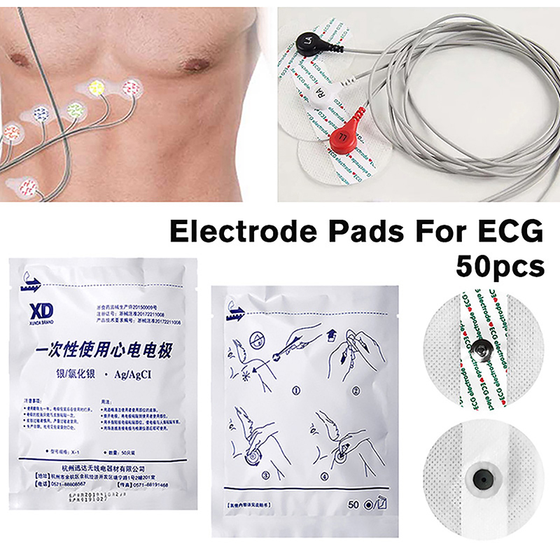 50 pièces/sac Patchs d'électro - Ecg Patch Monitor avis et prix
