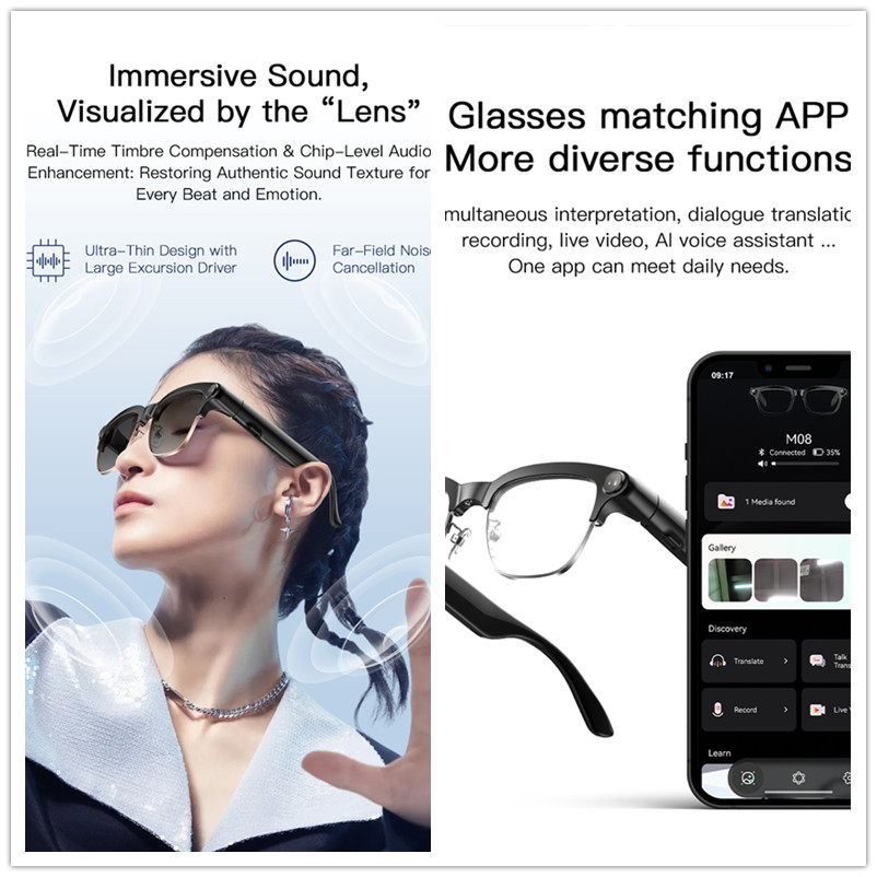 Nouvelles Lunettes Intelligent - Smart Glasses Lens avis et prix