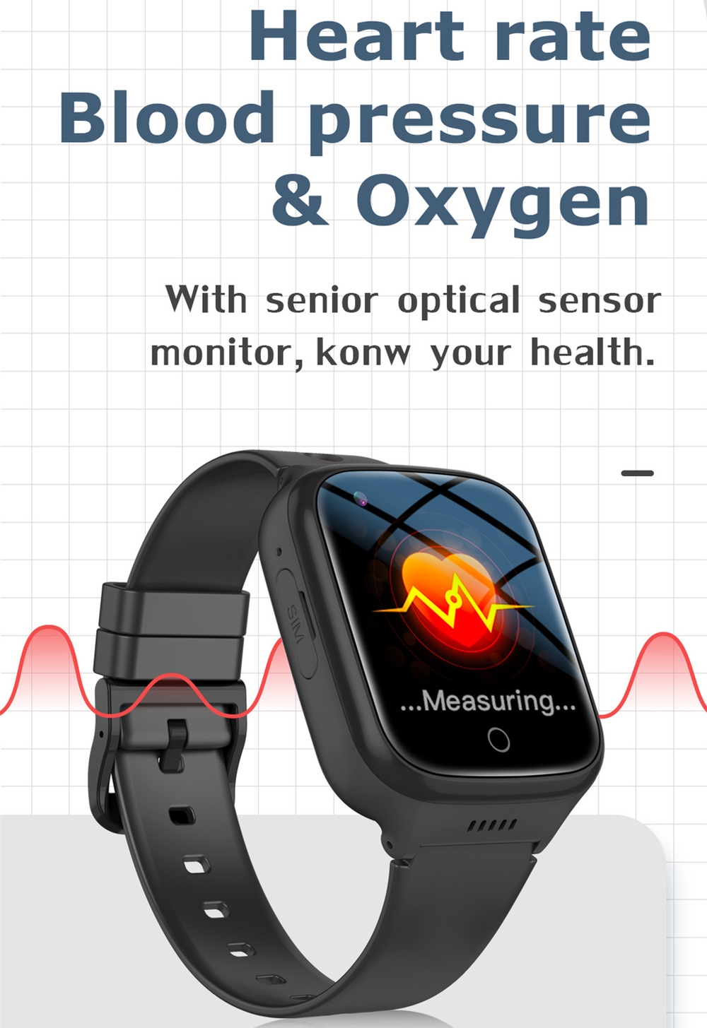 Montre connectée anti-chute po - Fall Detection Watch avis et prix