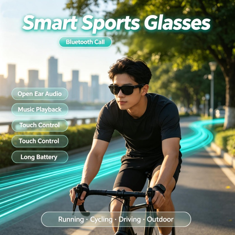 Lunettes de sport intelligente - Smart Glasses Lens avis et prix