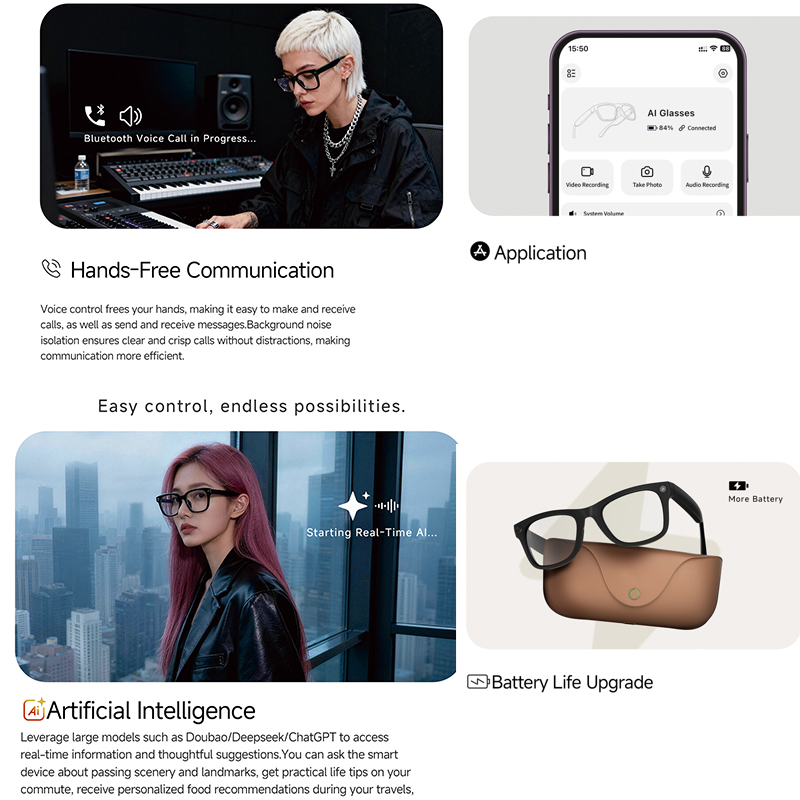 Lunettes Intelligentes 2026 en - Smart Glasses Lens avis et prix