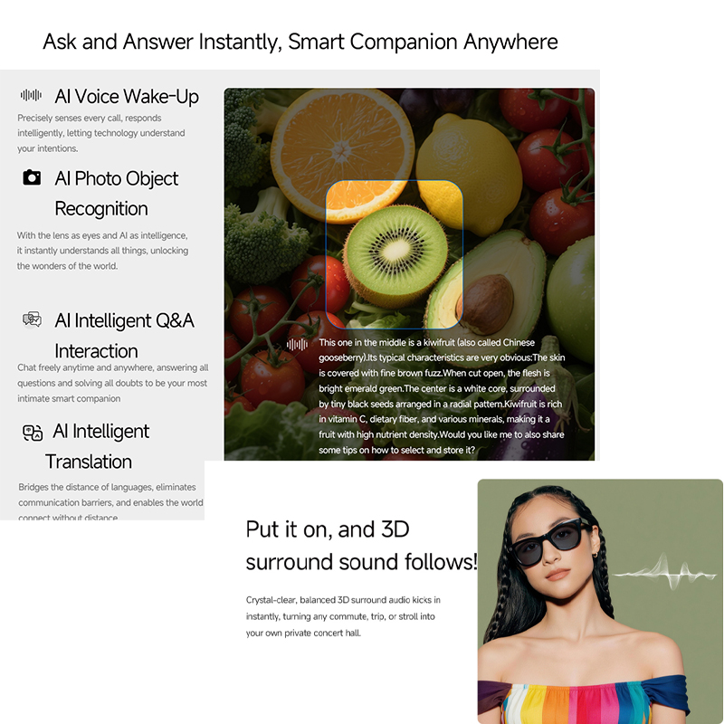 Lunettes Intelligentes 2026 en - Smart Glasses Lens avis et prix