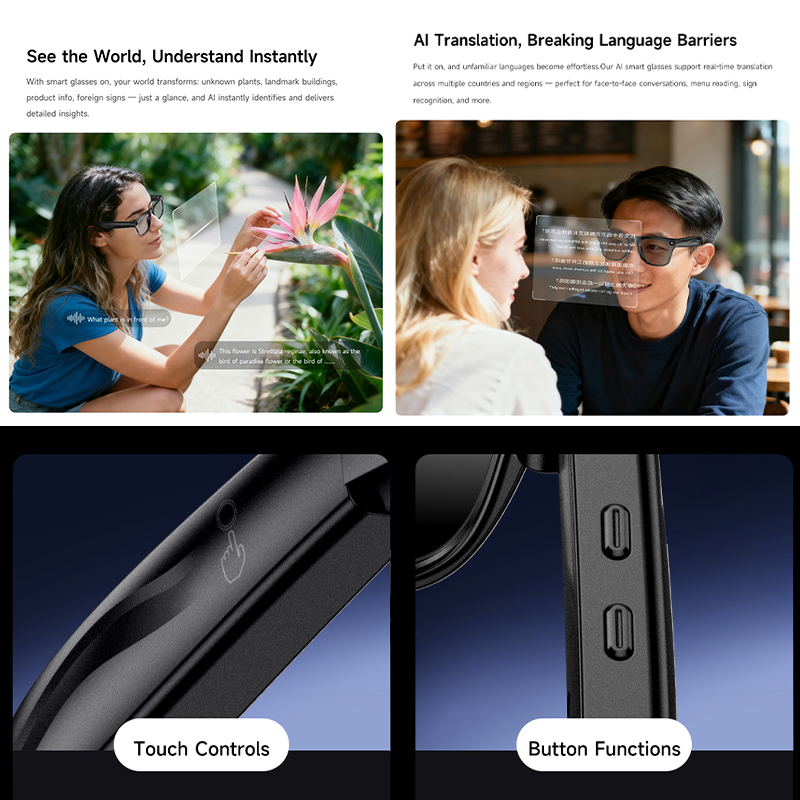 Nouvelles Lunettes Intelligent - Smart Glasses Lens avis et prix