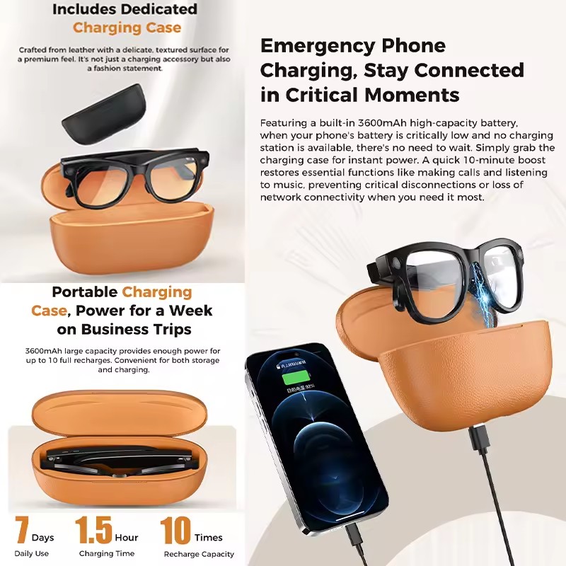 Nouveau 800W 4k HD caméra lune - Smart Glasses Lens avis et prix